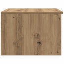 sofabord 50x50x36 cm konstrueret træ kunsteg