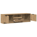 TV-skab håndlavet eg 140x35x40 cm konstrueret træ