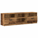 tv-bord 150x33,5x45 cm konstrueret træ gammelt trælook