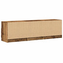tv-bord 150x33,5x45 cm konstrueret træ gammelt trælook
