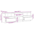 tv-bord 150x33,5x45 cm konstrueret træ kunsteg