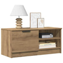 tv-bord 80x35x36,5 cm konstrueret træ kunsteg