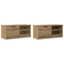 tv-borde 2 stk. 80x35x36,5 cm konstrueret træ kunsteg