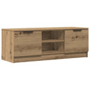 tv-bord 102x35x36,5 cm konstrueret træ kunsteg