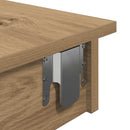 vægmonteret barbord 102x45x103,5 cm konstrueret træ kunsteg