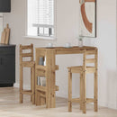 vægmonteret barbord 102x45x103,5 cm konstrueret træ kunsteg