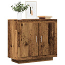 skænk 80x40x75 cm konstrueret træ gammelt trælook