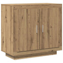 skænk 80x40x75 cm konstrueret træ kunsteg