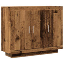 skænk 92x35x75 cm konstrueret træ gammelt trælook
