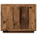 skænk 92x35x75 cm konstrueret træ gammelt trælook