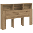 sengegavl 160x19x103,5 cm konstrueret træ kunsteg