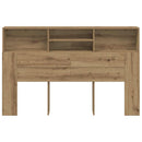 sengegavl 160x19x103,5 cm konstrueret træ kunsteg