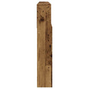 sengegavl med opbevaring 200x19x103,5 cm konstrueret træ
