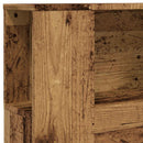 sengegavl 100x18,5x102,5 cm konstrueret træ antikt trælook