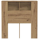 sengegavl 100x18,5x102,5 cm konstrueret træ kunsteg
