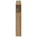 sengegavlskab håndlavet eg 140x18,5x102,5 cm konstrueret træ