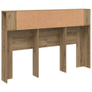sengegavlskab håndlavet eg 160x18,5x103,5 cm konstrueret træ