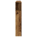 sengegavl med opbevaring 180x18,5x102,5 cm konstrueret træ