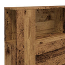 sengegavl med opbevaring 180x18,5x102,5 cm konstrueret træ