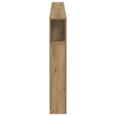 sengegavl med opbevaring 200x18,5x102,5 cm konstrueret træ