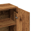 skab 70x34x90 cm konstrueret træ antikt træ