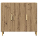 skab 90x34x80 cm konstrueret træ kunsteg
