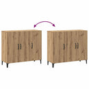 skab 90x34x80 cm konstrueret træ kunsteg