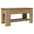 sofabord 101x49x52 cm konstrueret træ kunsteg
