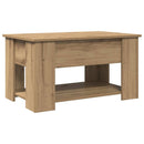 sofabord 79x49x41 cm konstrueret træ kunsteg