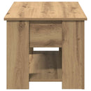 sofabord 79x49x41 cm konstrueret træ kunsteg