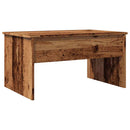 sofabord 80x50,5x41,5 cm konstrueret træ antikt træ