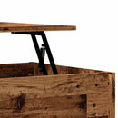 sofabord 80x50,5x41,5 cm konstrueret træ antikt træ