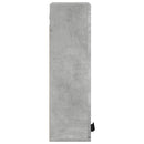 væghængt badeværelsesskab 32x20x67 cm betongrå