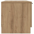 tv-bord 102x35x36,5 cm konstrueret træ kunsteg