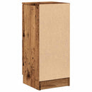 skænke 2 stk. 30x30x70 cm konstrueret træ antikt træ