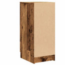 skoreol 29,5x35x70 cm konstrueret træ gammelt træ-look
