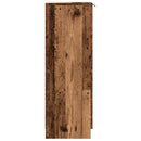 skoreol 29,5x35x100,5 cm konstrueret træ gammelt træ-look
