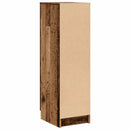 skoreol 29,5x35x100,5 cm konstrueret træ gammelt træ-look
