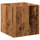 plantekasse 40x40x40 cm konstrueret træ gammelt træ-look