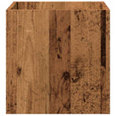 plantekasse 40x40x40 cm konstrueret træ gammelt træ-look