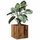 plantekasse 40x40x40 cm konstrueret træ gammelt træ-look