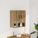 vægskab 60x31x70 cm konstrueret træ artisan egetræsfarve