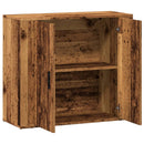 skænk 80x33x70 cm konstrueret træ gammelt træ-look