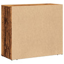 skænk 80x33x70 cm konstrueret træ gammelt træ-look