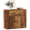 skænk 80x33x70 cm konstrueret træ gammelt træ-look