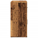 skænk 80x33x70 cm konstrueret træ gammelt træ-look