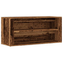 skobænk 100x35x45 cm konstrueret træ antikt træ