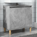 underskab til håndvask 58x33x60 cm konstrueret træ betongrå