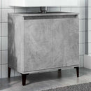 underskab til håndvask 58x33x60 cm konstrueret træ betongrå
