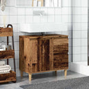 underskab til vask 65x33x60 cm konstrueret træ gammelt trælook